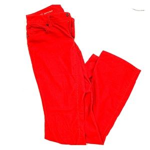 Red Corduroy Loft Pant